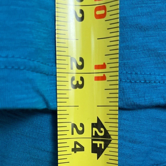 Michael Stars V-Neck Tank Talk-Island Blue-Women’s 2X-Cotton Slub-Casual-Classic - Picture 9 of 13